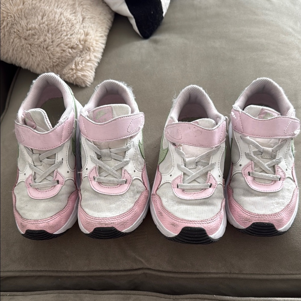 BUNDLE! Nike Kids Pink and White Sneakers